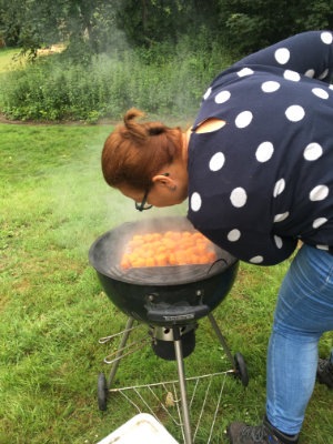 Lieke liked de gerookte wortels voor de soep