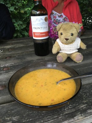 Gerookte wortelsoep. (vegatrisch veganistisch en toch heerlijk)