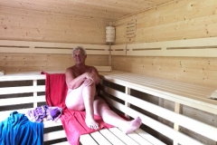 Vooraf lekker in de sauna