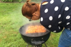 Lieke liked de gerookte wortels voor de soep